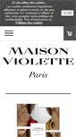 Mobile Screenshot of maisonviolette.fr